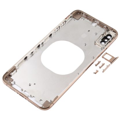 Transparent Back Cover with Camera Lens & SIM Card Tray & Side Keys for iPhone XS - Image 3