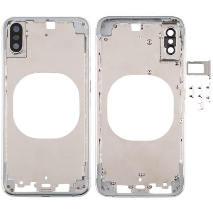 Transparent Back Cover with Camera Lens & SIM Card Tray & Side Keys for iPhone XS - Image 6