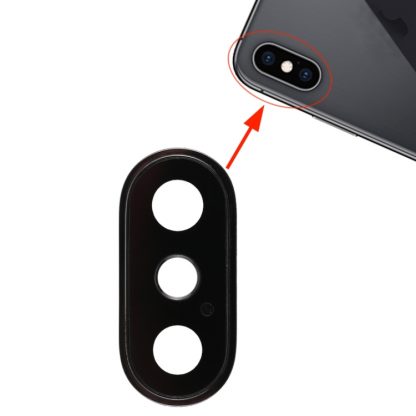 Back Camera Bezel with Lens Cover for iPhone XS / XS Max - Image 5