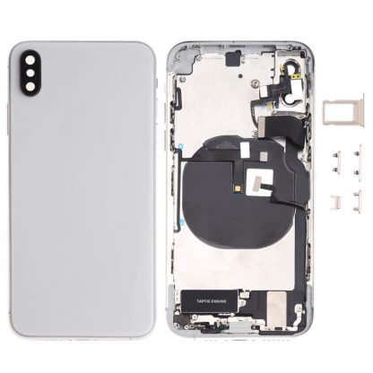 Battery Back Cover Assembly (with Side Keys & Speaker Ringer Buzzer & Motor & Camera Lens & Card Tray & Power Button + Volume Button + Charging Port + Signal Flex Cable & Wireless Charging Module) for iPhone XS - Image 9