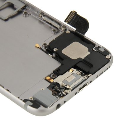 Full Housing Back Cover with Power Button & Volume Button Flex Cable & Charging Port Flex Cable & Speaker Ringer Buzzer for iPhone 6 - Image 6