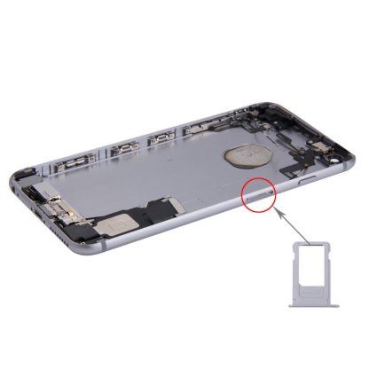 Battery Back Cover Assembly with Card Tray for iPhone 6s Plus - Image 4