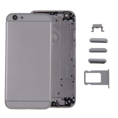 6 in 1 for iPhone 6 Plus (Back Cover + Card Tray + Volume Control Key + Power Button + Mute Switch Vibrator Key + Sign) Full Assembly Housing Cover - Image 2