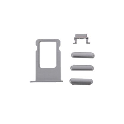 6 in 1 for iPhone 6 Plus (Back Cover + Card Tray + Volume Control Key + Power Button + Mute Switch Vibrator Key + Sign) Full Assembly Housing Cover - Image 6