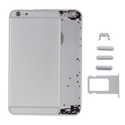 6 in 1 for iPhone 6 Plus (Back Cover + Card Tray + Volume Control Key + Power Button + Mute Switch Vibrator Key + Sign) Full Assembly Housing Cover - Image 9