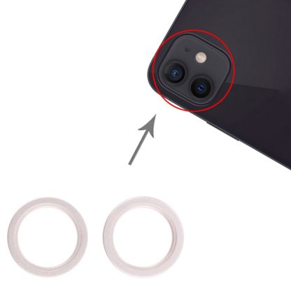 2 PCS Rear Camera Glass Lens Metal Outside Protector Hoop Ring for iPhone 13 - Image 4