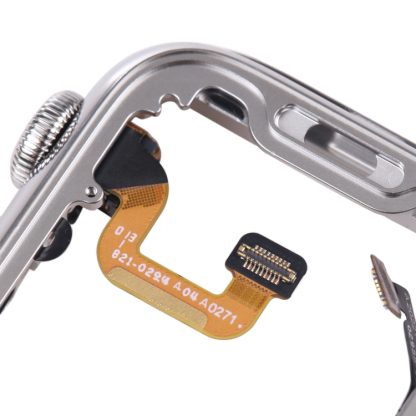 For Apple Watch Series 6 40mm Stainless Steel Middle Frame Bezel Plate with Loudspeaker / Power / Rotating Shaft Flex Cable - Image 6