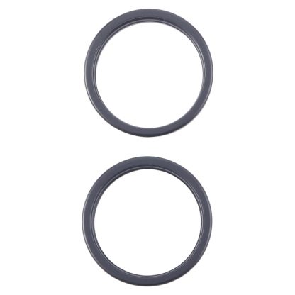 For iPhone 16 2pcs/set Rear Camera Glass Lens Metal Outside Protector Hoop Ring - Image 5
