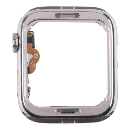 For Apple Watch Series 5 40mm LTE Stainless Steel Middle Frame Bezel Plate with Crown Spin Axis Flex Cable - Image 3