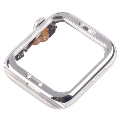 For Apple Watch Series 5 40mm LTE Stainless Steel Middle Frame Bezel Plate with Crown Spin Axis Flex Cable - Image 4