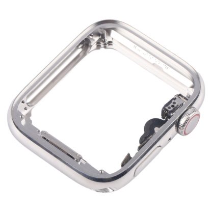 For Apple Watch Series 5 40mm LTE Stainless Steel Middle Frame Bezel Plate with Crown Spin Axis Flex Cable - Image 5