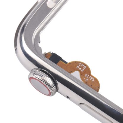 For Apple Watch Series 5 40mm LTE Stainless Steel Middle Frame Bezel Plate with Crown Spin Axis Flex Cable - Image 6