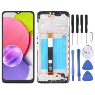 LCD Screen and Digitizer Full Assembly with Frame, For Samsung Galaxy A03s SM-A037U US Edition, For Samsung Galaxy A02s SM-A025F, For Samsung Galaxy A03 SM-A035F, For Samsung Galaxy A03s SM-A037F, For Samsung Galaxy A03s SM-A037G/A037M...
