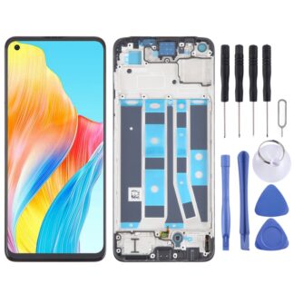 Original AMOLED LCD Screen Digitizer Full Assembly with Frame, For OPPO A78 4G CPH2565, For OPPO Reno8 Z 5G, For OPPO Reno8 4G, For OPPO Reno8 Lite 5G, For OPPO Reno8 5G, For OPPO F21 Pro 5G, For OPPO F21 Pro, For OPPO Reno7 Lite, For OPPO Reno7 4G...