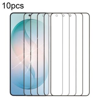 10pcs Front Screen Outer Glass Lens with OCA Optically Clear Adhesive, For Galaxy S26+ SM-S947B, For Galaxy M07 SM-M075F, For Galaxy M17 SM-M176B, For Galaxy S26 SM-S942B, For Galaxy A57 SM-A576B, For Galaxy A37 SM-A376B, For Galaxy S25 FE SM-S731B...