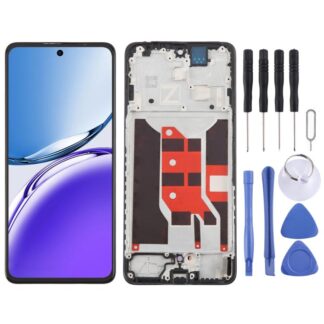 OLED LCD Screen Digitizer Full Assembly with Frame, For OPPO F27 5G, For OPPO Reno12 F 4G CPH2687