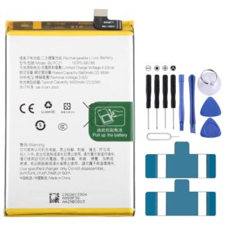 Battery, For OPPO A5x Global 6000mAh BLPC21
