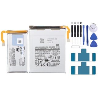 For Galaxy Z Flip7 SM-F766 1189mAh 2985mAh EB-BF766ABY + EB-BF767ABY Battery Set