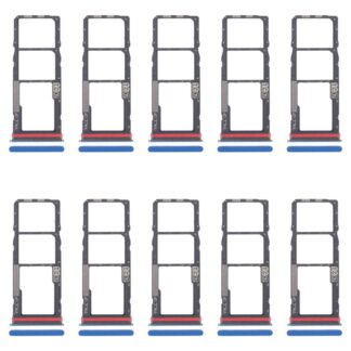For Motorola Moto G04s 10pcs Original SIM Card Tray + SIM Card Tray + Micro SD Card Tray, For Motorola Moto G04s, For Motorola Moto G04s(Original)