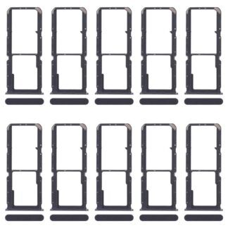 For OPPO A3x 4G CPH2641 10pcs Original SIM Card Tray + SIM Card Tray + Micro SD Card Tray, For OPPO A3x 4G(Original)