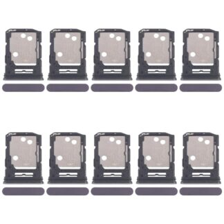 For OPPO Reno12 5G CPH2625 10pcs Original SIM Card Tray + SIM Card Tray / Micro SD Card Tray, For OPPO Reno12 5G (Original)