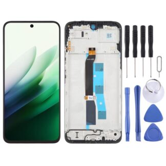 For Redmi 15 4G Original LCD Screen Digitizer Full Assembly with Frame