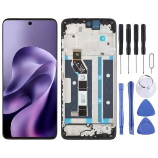 For Motorola Moto G17 Original LCD Screen Digitizer Full Assembly with Frame