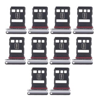 For Huawei Pocket 10pcs Original SIM Card Tray + NM Card Tray, For Huawei Pocket 2(Original)