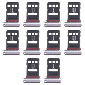 For Huawei P50 Pro 10pcs Original SIM Card Tray + NM Card Tray, For Huawei P50 Pro(Original)