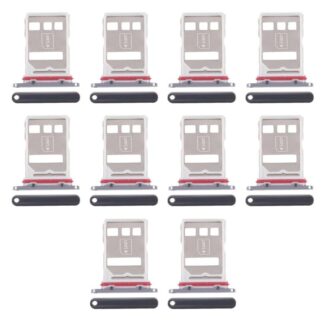For Huawei Mate 50 10pcs Original SIM Card Tray + NM Card Tray, For Huawei Mate 50(Original)