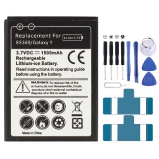 1500mAh Replacement Battery for Galaxy Y / S5360