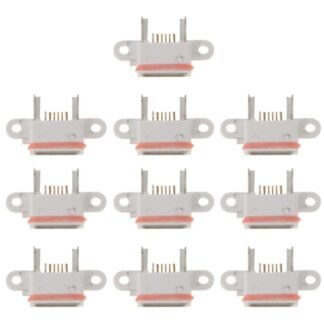 10 PCS Charging Port Dock Connector for Xiaomi Mi 4, For Xiaomi Mi 4, For Xiaomi Mi 4(White)