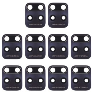10 PCS Back Camera Lens for Xiaomi Redmi 10X 5G/Redmi 10X Pro 5G