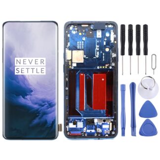 For OnePlus 7 Pro LCD Screen Digitizer Full Assembly with Frame, For OnePlus 7 Pro, For OnePlus 7 Pro(AMOLED)