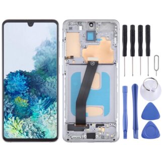 TFT LCD Screen For Samsung Galaxy S20 SM-G980 Digitizer Full Assembly with Frame,Not Supporting Fingerprint Identification, For Samsung Galaxy S20 (Not Fingerprint)