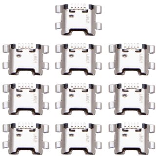 10 PCS Charging Port Connector for Huawei Y6 (2018)