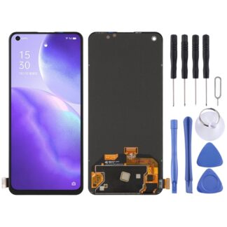 Original OLED Material LCD Screen and Digitizer Full Assembly for OPPO Reno5 5G CPH2145