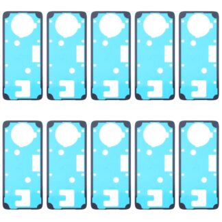 10 PCS Back Housing Cover Adhesive for Xiaomi Redmi Note 9 Pro 5G / Mi 10T Lite 5G
