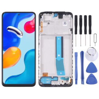 Original LCD Screen and Digitizer Full Assembly with Frame for Xiaomi Redmi Note 11S 4G/Poco M4 Pro 4G